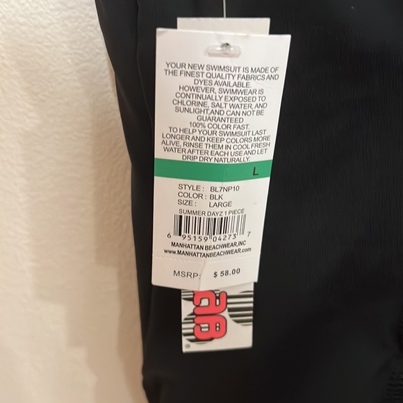 Black Bikini Lab One Piece Swimsuit - Picture 4 of 5